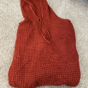 Orange knit rue 21 hoodie